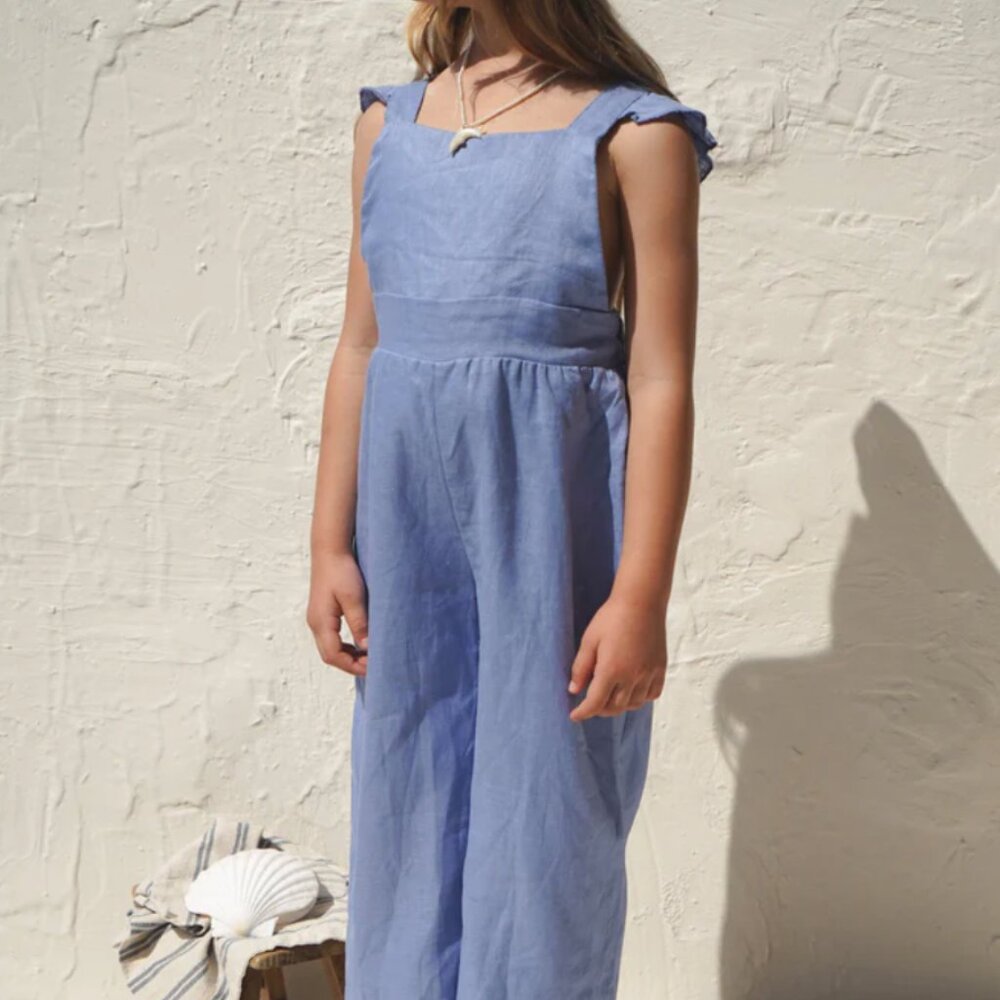 House of Paloma Matilde Linen Playsuit